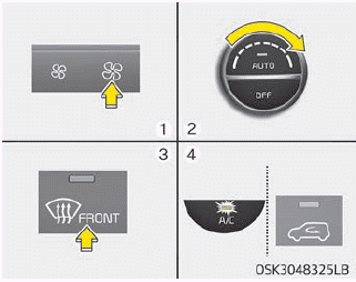 Kia Soul. Automatic climate control system