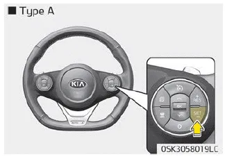 Kia Soul. Smart Cruise Control speed