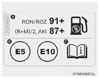Kia Soul. Declaration of conformity. Fuel Label